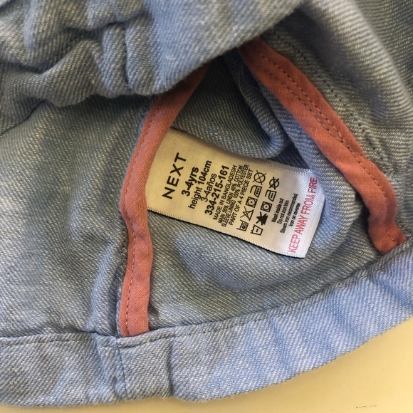 Next Light Blue Little Boys Linen Blend Blazer and Shorts Size 3-4yrs - Picture 9 of 16